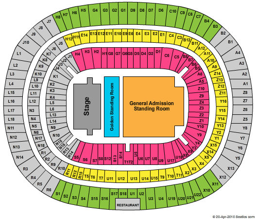 Stade De France End Stage Seating Chart